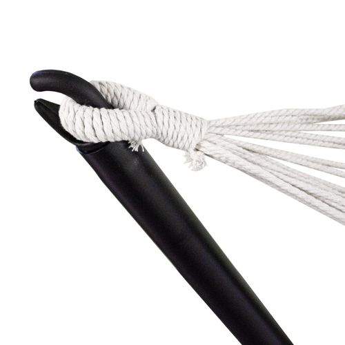 Antracytowy Hamak na stelażu ogrodowy zewnętrzny 18161 na Arena.pl