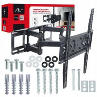 MOCNY ŚCIENNY UCHWYT DO TV LED 32-70 CALI 40 KG REGULACJA PODWÓJNE RAMIĘ