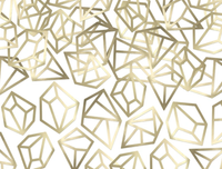 konfetti 5szt. KRYSZTAŁ ZŁOTY | KONS49-019