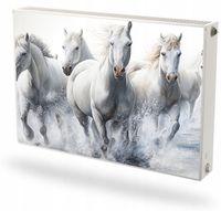 Mata magnetyczna magnes na grzejnik Fototapeta na wymiar BIEGNĄCE KONIE