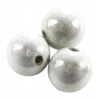 KORALIKI MIRACLE SREBRNE 6MM 10SZT