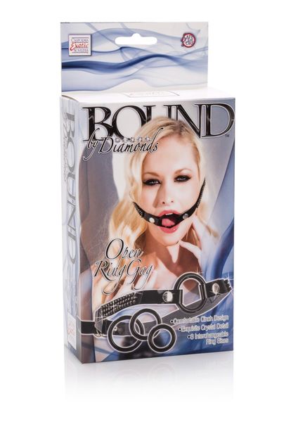 Open Ring Gag Black zdjęcie 2