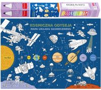 mapa do kolorowania xxl "układ słoneczny kosmiczna odyseja" monumi