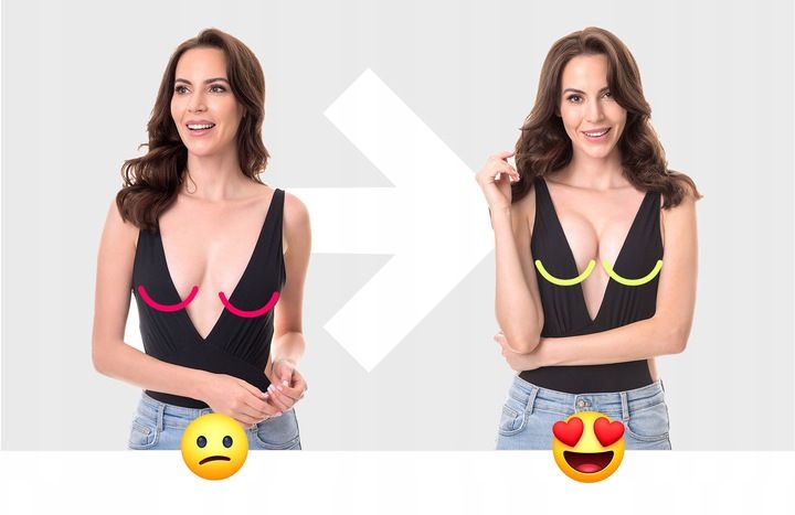 TAŚMA MODELUJĄCA DO BIUSTU TAPE BIUST PUSHUP 7,5CM zdjęcie 14