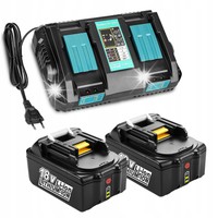 Ładowarka DC18RD do Makit-a 18V + 2X BL1850B 5Ah Bateria BL1860B BL1830 LXT