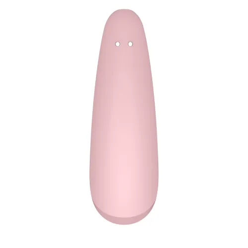 satisfyer curvy 2+ rożowy - stymulator powietrzny z wibracjami bluetooth na Arena.pl