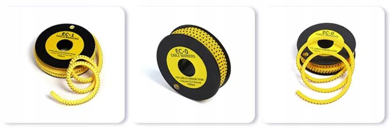 Oznaczniki przewodów NUMER 6, 1.5-6mm 100 szt zdjęcie 6