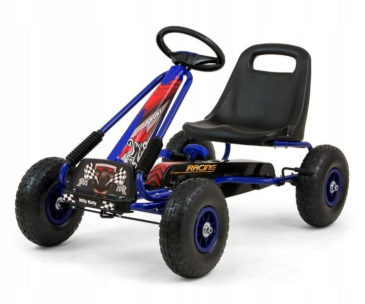 Gokart na pedały Milly Mally Thor Blue zdjęcie 1