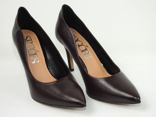 Bordowe czółenka szpilki Stagórs 1968 skóra eleganckie r.39 na Arena.pl