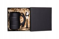 ZESTAW PREZENTOWY KUBEK OPONY CERAMICZNY Z KLUCZEM + ŁYŻECZKA MECHANIKA