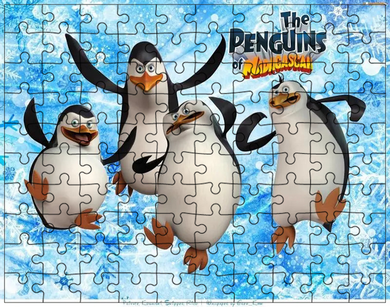 Puzzle Pingwiny z Madagaskaru zdjęcie 1