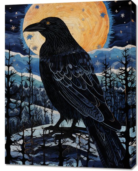 Obraz 70x90cm Kruczy Mąciciel zdjęcie 1