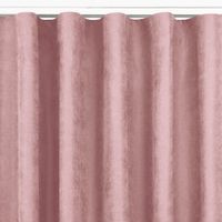 Zasłona MILANA szenilowa na taśmie wave 280x270 różowa  Homede