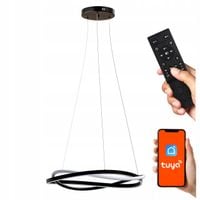 Lampa Sufitowa LED Wisząca Plafon TUYA Aplikacja Na Telefon + Pilot 58W