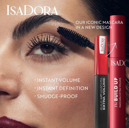 IsaDora tusz do rzęs Build Up Mascara Extra Volume 01 Super Black Isa Dora na Arena.pl