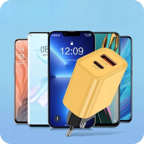 SZYBKA ŁADOWARKA SIECIOWA USB TYPE-C GaN 45W QC 3.0 PD do TELEFONU LAPTOPA na Arena.pl