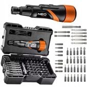 Wkrętak Akumulatorowy USB-C + Akcesoria + Etui 3,6 V NEO TOOLS