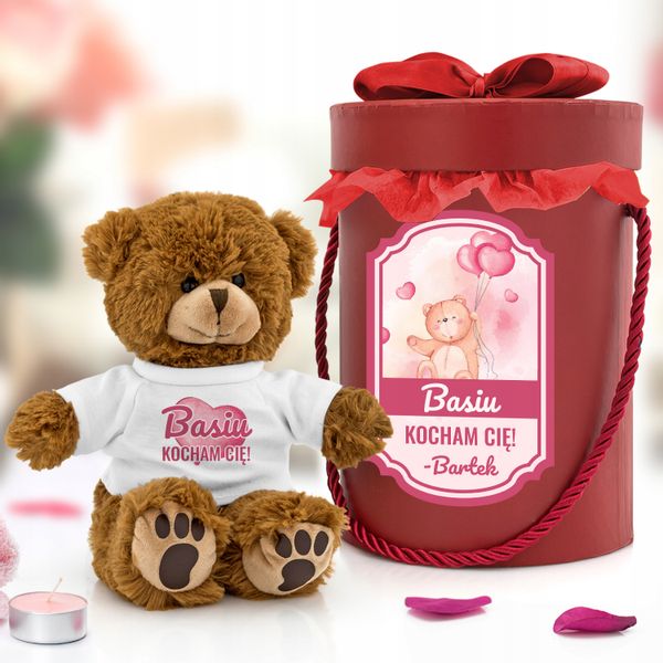 MIŚ NA WALENTYNKI W PUDEŁKU PREZENT GIFT BOX zdjęcie 4