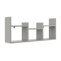 Dekoracyjna półka wisząca, 97x18x40 cm, szary, mat | TYLETEGOTU