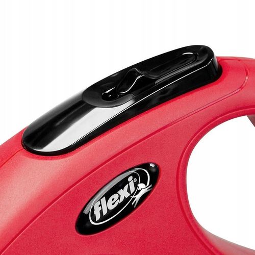 SMYCZ AUTOMATYCZNA dla psa FLEXI FUN M 20kg Linka 5m ZWIJANA czerwona na Arena.pl