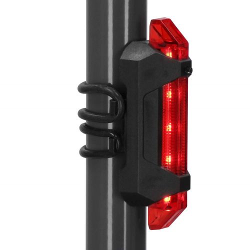 Zestaw lampek rowerowych na przód i tył 2 szt. ładowane solarnie i na USB na Arena.pl