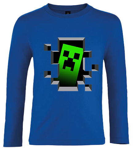 Koszulka z dł.rękaw. Minecraft zdjęcie 1