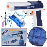 ELEKTRYCZNY AUTOMAT PISTOLET NA WODĘ DWA MAGAZYNKI AKU USB DLA DZIECI