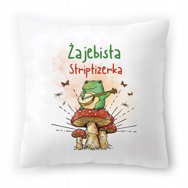 Poduszka Dla Striptizerki Na Urodziny Prezent Z Nadrukiem Ze Zdjęciem zdjęcie 1