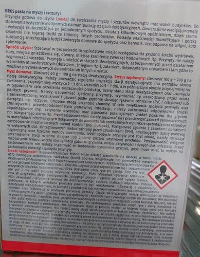 Trutka Bros Pasta Na Myszy I Szczury 1kg Skuteczna Przynęta Gryzonie na Arena.pl