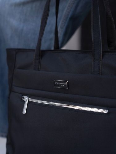 Duża torba damska PETERSON torebka shopper na ramię czarna miejska na Arena.pl