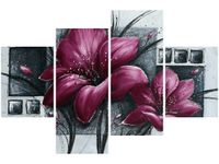 140CM 70 OBRAZ MAKOWY DUET ŚCIENNY