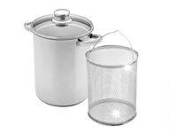 Garnek do szparagów i makaronu Florina Alto 16 cm 4,2L z sitkiem indukcja