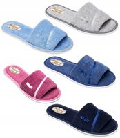 Pantofle kapcie frotki otwarte bez palców POLSKIE KOLORY frotte domowe