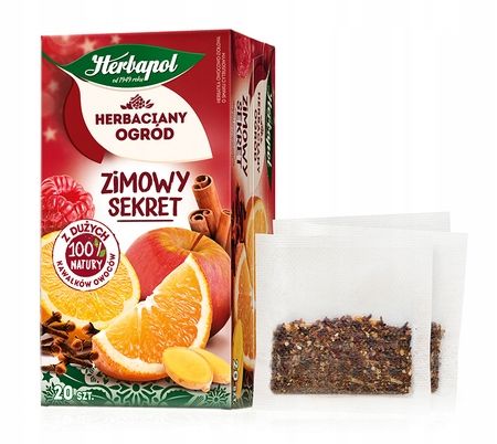 Herbapol zestaw syrop imbir & malina + herbata zdjęcie 5