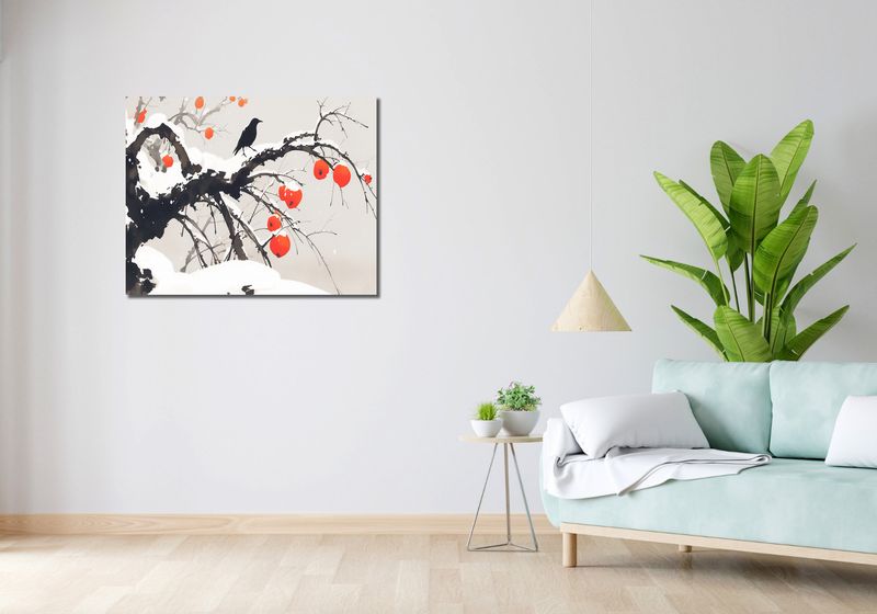 Obraz 90x70cm Słońce na Wsi zdjęcie 2