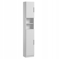 Słupek Łazienkowy Szafka Do Łazienki Lewa Prawa 190 CM Melody Biały Mat