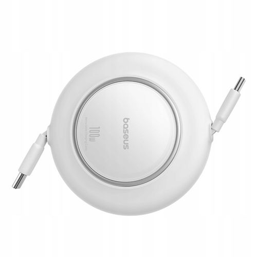 Kabel Przewód Baseus Free2Pull USB-C do USB-C 100W 2m Biały na Arena.pl