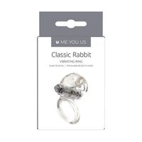 pierścień  me you us classic rabbit cock ring transparent