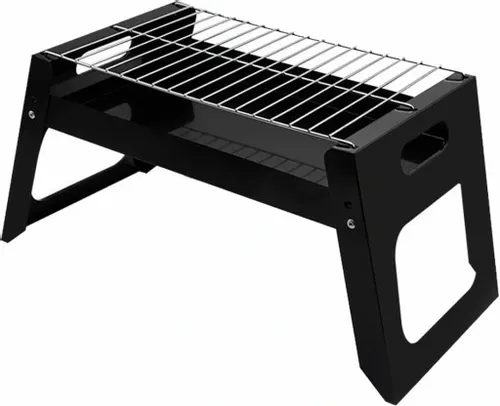 GRILL SKŁADANY TURYSTYCZNY NA KEMPING BBQ PRZENOŚNY WĘGLOWY DO OGRODU BIWAK na Arena.pl