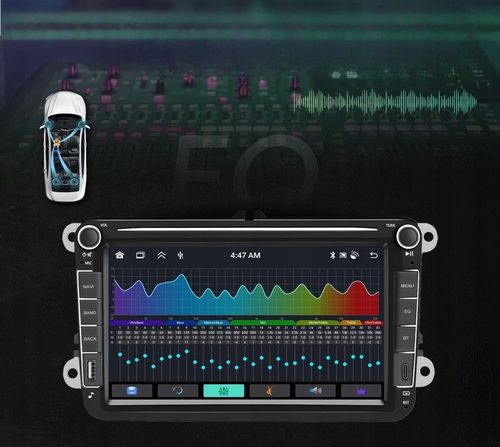 RADIO ANDROID 2DIN 4+64 GB 8 CALI VW PASSAT B6 B7 GOLF 5 V 6 VI SKODA na Arena.pl