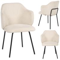 krzesło tapicerowane sztruks amelia welurowe do salonu jadalni jumihome