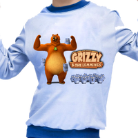 Piżama dziecięca Grizzy i Lemingi