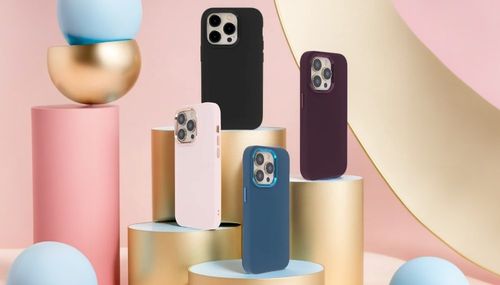 Nakładka Satin Elegant do iPhone 15 Pro 6,1" ciemnoniebieska na Arena.pl