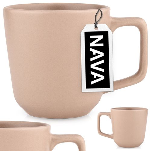 Kubek ceramiczny beżowy SOHO 400 ml na Arena.pl