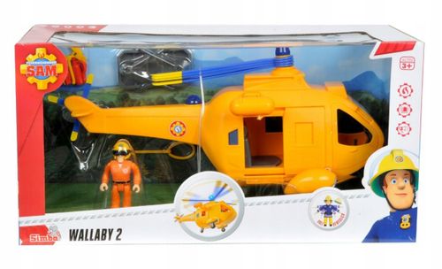 SIMBA STRAŻAK SAM DUŻY HELIKOPTER WALLABY II TOM na Arena.pl