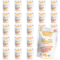 MOKRA KARMA DLA PSA TufTuf SASZETKA MIELONKA KURCZAK MARCHEWKA 24x500G