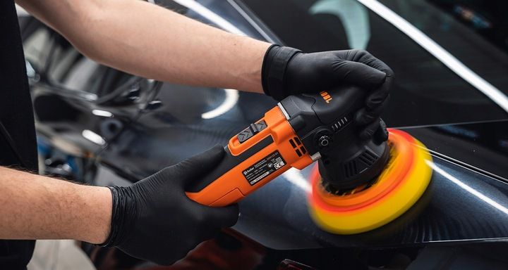 Maszyna polerska ADBL Roller D09125-01+B polerka Dual Action + Torba DA 9mm zdjęcie 9