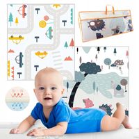 Duża Dwustronna Piankowa Mata Edukacyjna antypoślizgowa 180x200cm (I166)