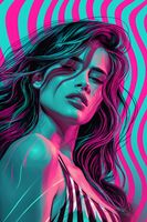 Plakat 61x91,5cm Neonowy Wzrok