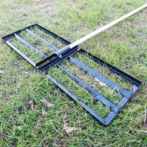 RĘCZNY NIWELATOR TERENU GRABIE levelawn Level Rake 120 x 30 cm SOLIDNY na Arena.pl